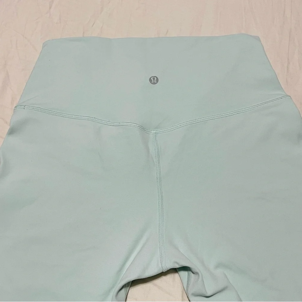 Lululemon align high rise 28" pant leggings delicate mint green nulu 10 - Picture 10 of 15